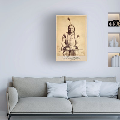 Palmquist & Jurgens «Sitting Bull Lakota Sioux Tribe Chief 1884», art sur toile