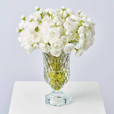 Ranunculus Faux Floral in Vase