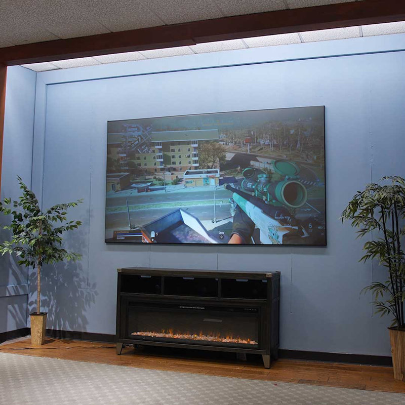 Aeon Grey 80.9'' x 143.8'' Fixed Frame Wall Mounted Projector Screen