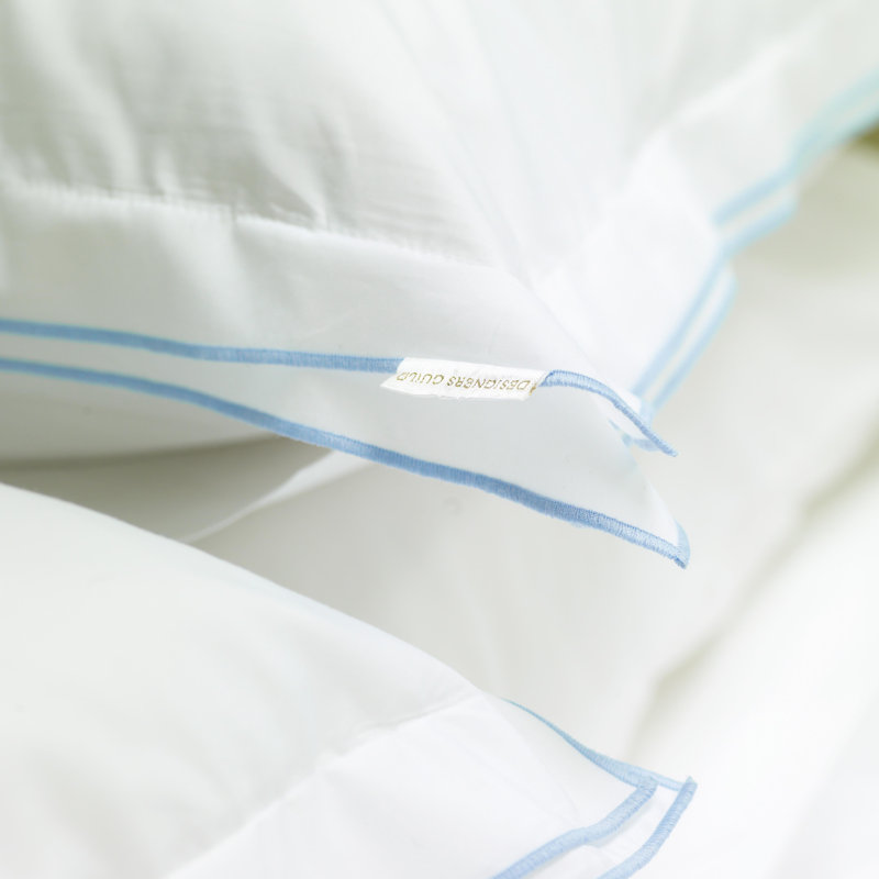 Astor Cotton Duvet Cover, Queen Duvet Cover, Charcoal/Dove