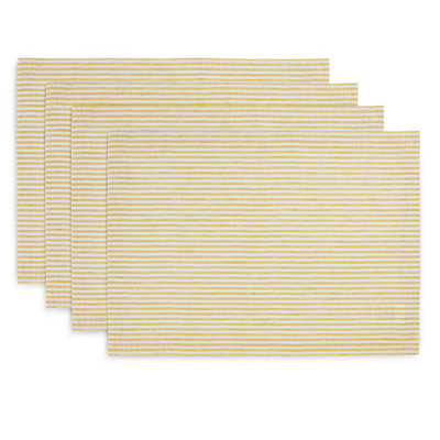 Narrow Stripe - 100% Pure Linen Placemats