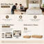 Lit plateforme en bois massif Demint-1125093046-1125093047