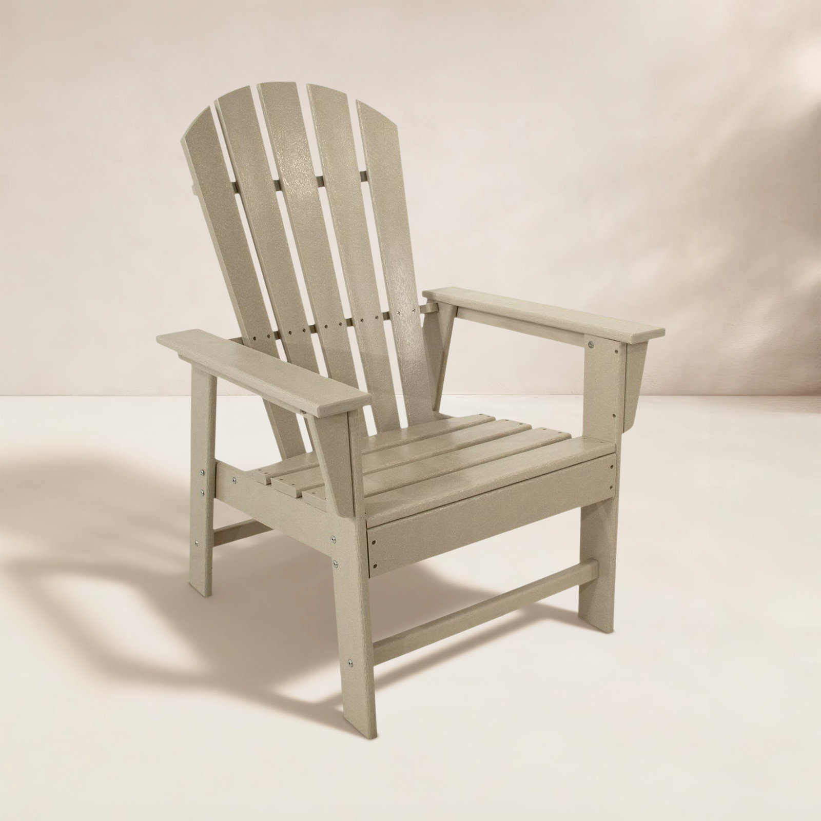 POLYWOOD® South Beach Adirondack Chair, Sand