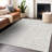 Premium Machine Washable Prisco Ivory Rug-275975006