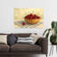 «Sweet Summer Cherries», impression d'art contemporain sur fond de cerisier rustique-129774923