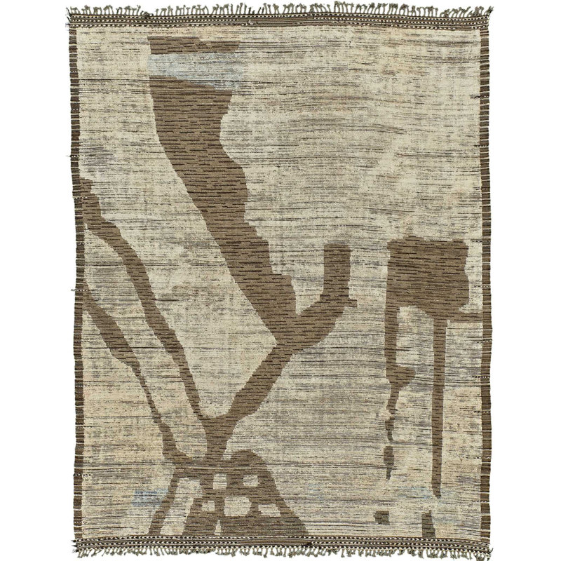 Tapis moderne délavé inspiré de la nature