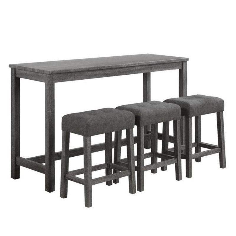 Ensemble repas pour 3 personnes Dilmore, gris