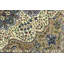 Tapis oriental bleu / jaune en laine noué à la main Paisleyjo