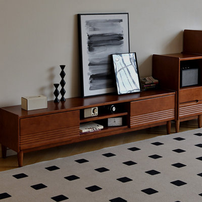 Meuble télé vintage en bois massif