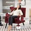Fauteuil capitonné à dossier large rembourré-1592346164