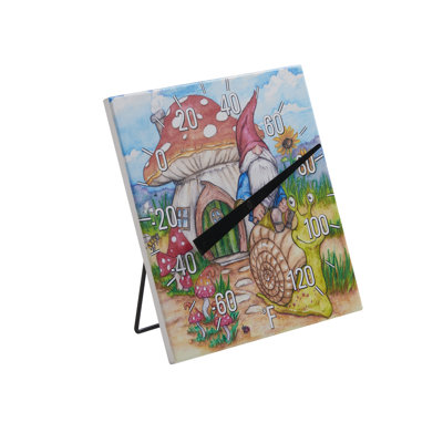 Taylor Precision Products, thermomètre de table de jardin Gnome, 8 pouces, multicolore