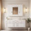 Armoire murale avec miroir et tablettes-129595731