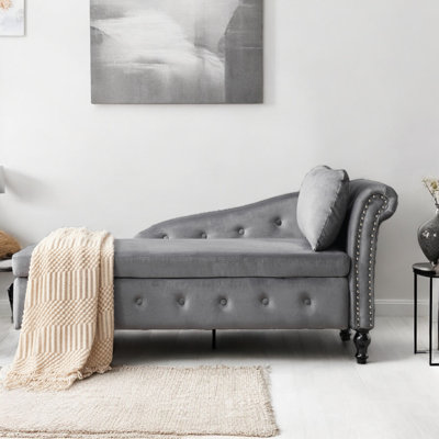 Balla Velvet Chaise Lounge