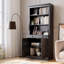 Bibliothèque 71 "de haut avec portes, 5 tablettes et bibliothèques avec tiroir