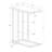 End Table, Side Table, Metal Frame Accent Table For Living Room, Indoor End Table For Living Space