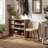 20.1" Extra Wide Upholstered Dining Chair, Side Chair with High Wingback, Armless Vanity Chair With Solid Wood Legs For Dining Living Room Vanity Office, Khaki, Set of 6-68710396-68710390