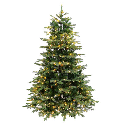 Lighted Artificial Fir Christmas Tree