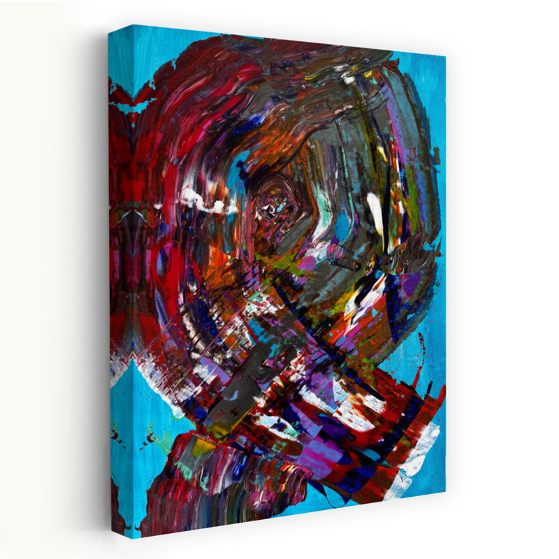Art contemporain, art contemporain abstrait, H 36 po x l 24 po
