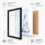 Contemplative Back Study Minimalist - Framed Print-1719463070-1719463067