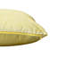 Housse de coussin décorative en soie unie dorée, faite à la main, 40 x 40 cm (1 pièce)-603247653