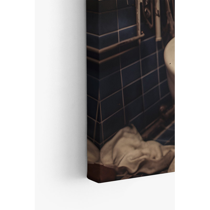 Peinture décorative sur toile, H 15,75 po x l 23,67 po x P 1,18 po