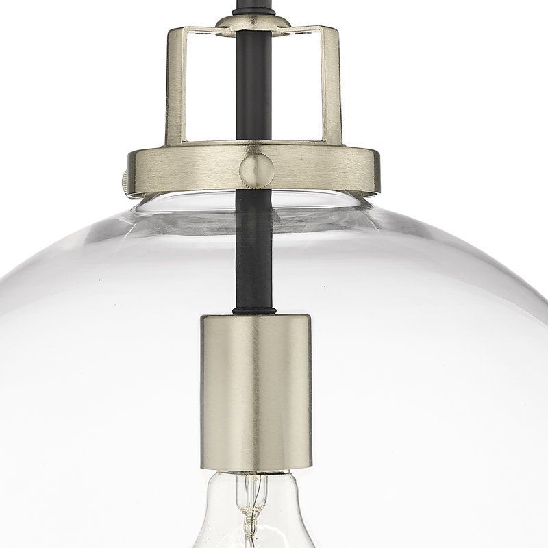 Luminaire suspendu en forme de globe à 1 lumière Anteria