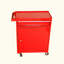 Coffre à outils roulant, boîte à outils à 5 tiroirs avec roues verrouillables, tiroirs coulissants, plateau amovible et tablette réglable, armoire de rangement pour atelier de garage-121096082