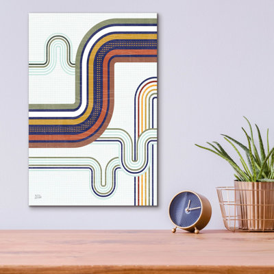 «Retro Subway 1» par Melissa Averinos, art mural en verre acrylique