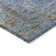 Machine Washable Indoor/Outdoor Xhevrie Blue Rug