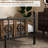 Oriental Vintage Style Metal Platform Bed-613551624