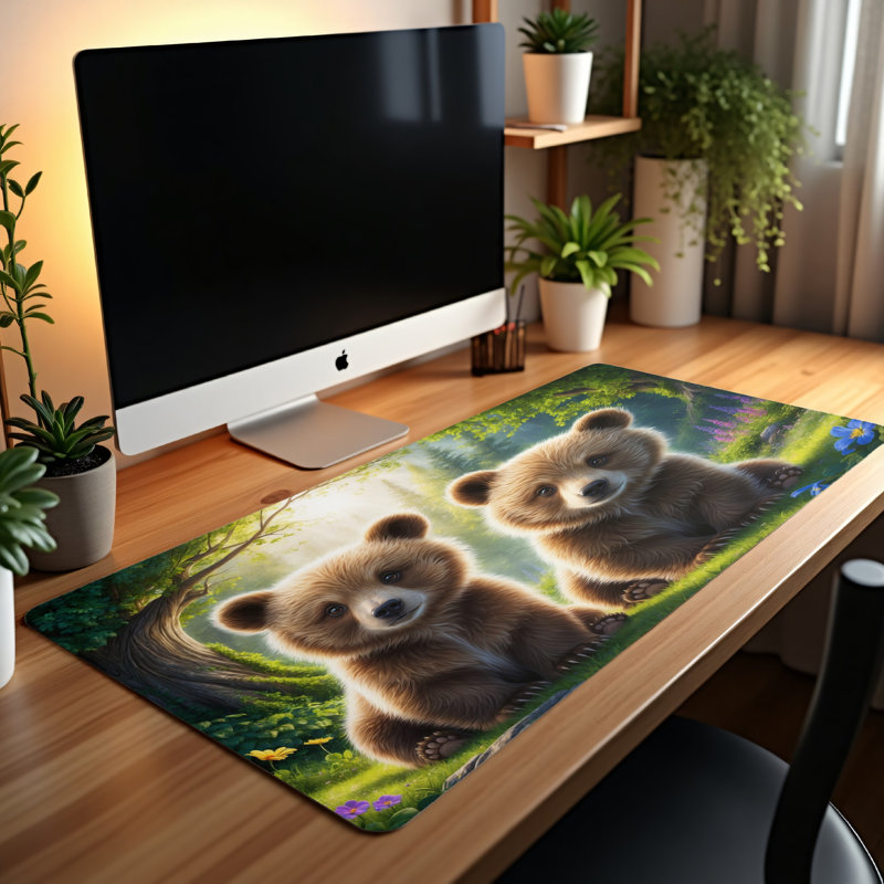 Polyester Desk Pad, 14.4x12.1