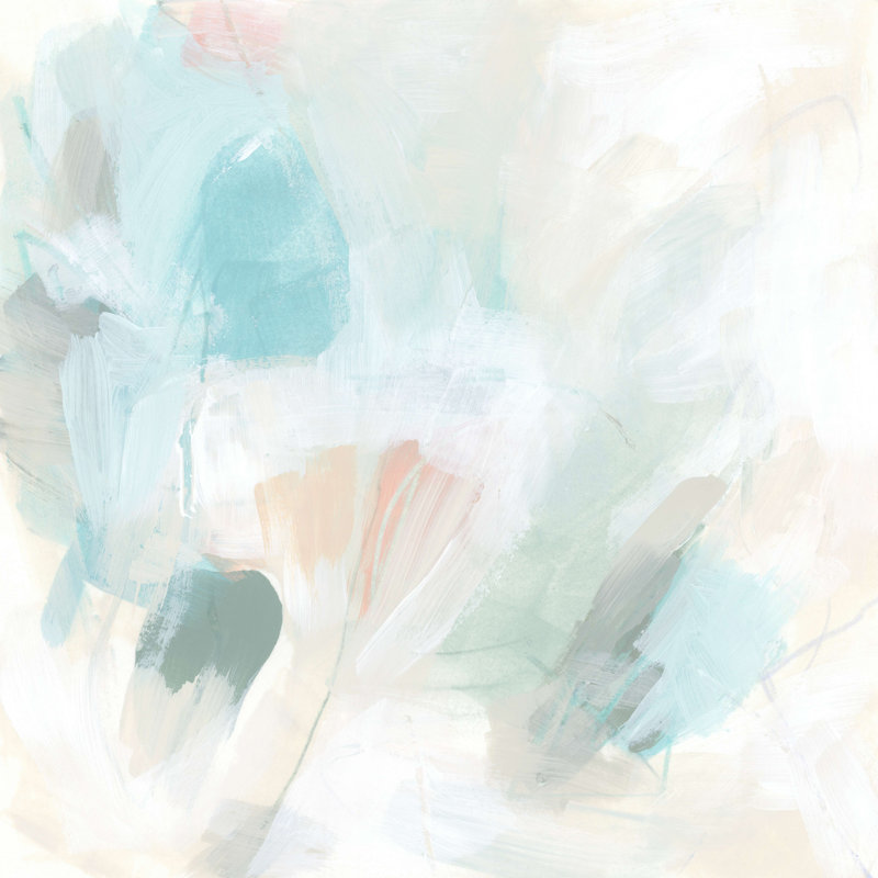 «Pastel Matrix II» par June Erica Vess - reproduction d'art sur toile tendue, H 12 po x l 12 po x P 1,25 po