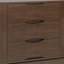 Buffet Harper en bois massif brun noyer