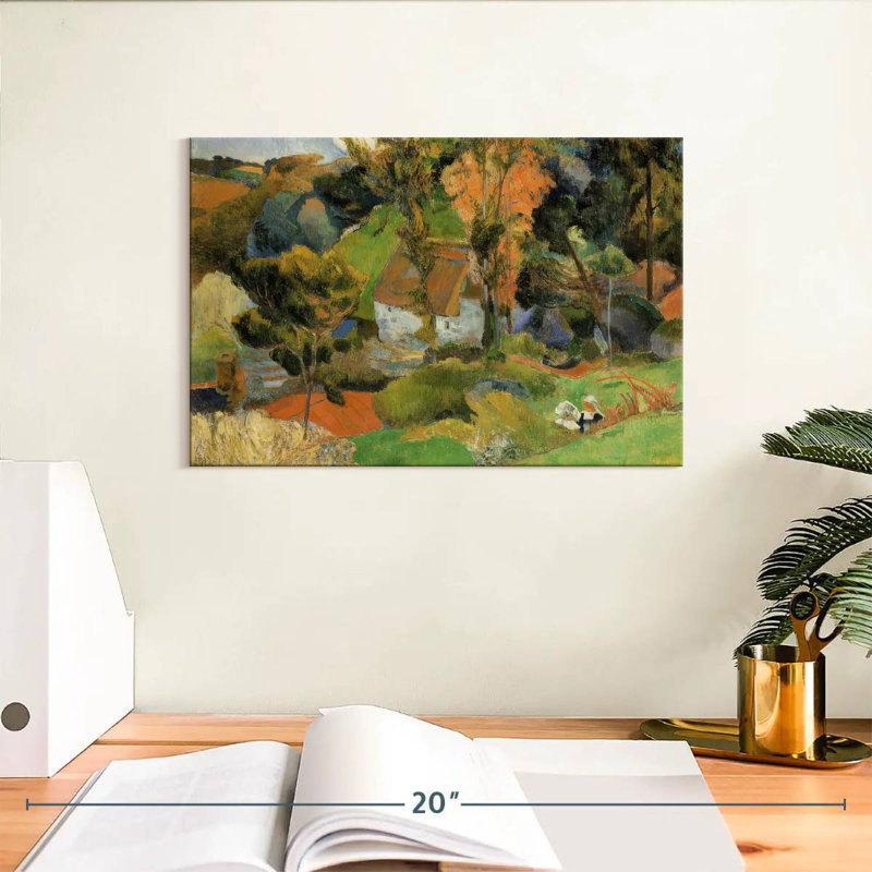 Paysage d'Alvord à Pont-Aven, H 8 po x l 12 po