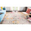 Tapis gris / jaune / bleu Felty Southwestern-751031995