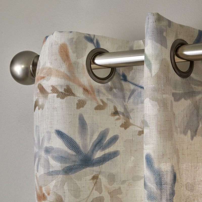 Polyester Semi Sheer Single Panel, 52" W x 63" L