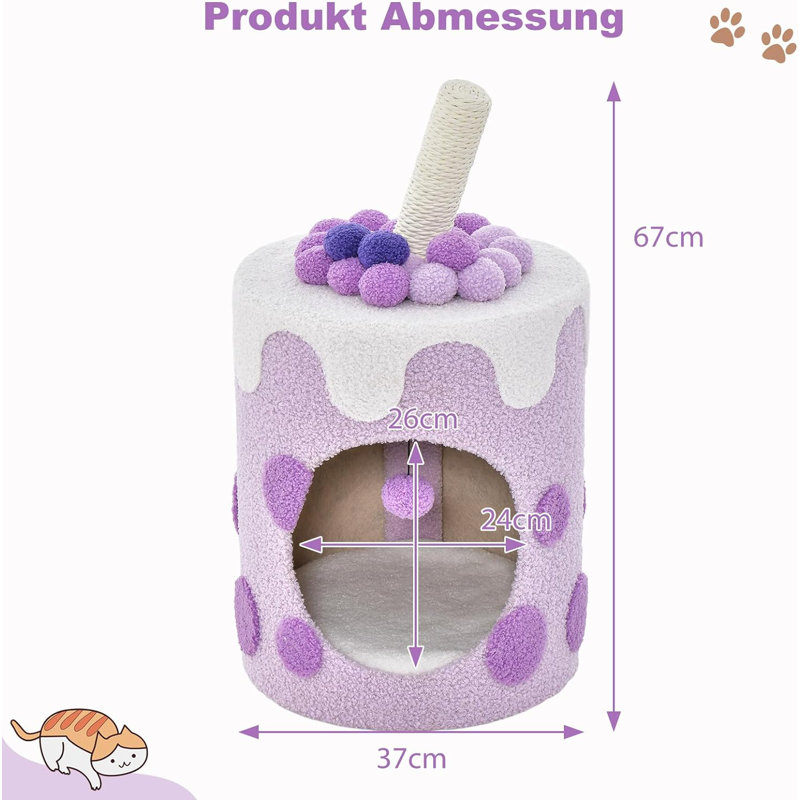 67cm H, Purple