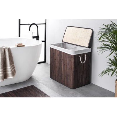 Bamboo Laundry Hamper with Handles