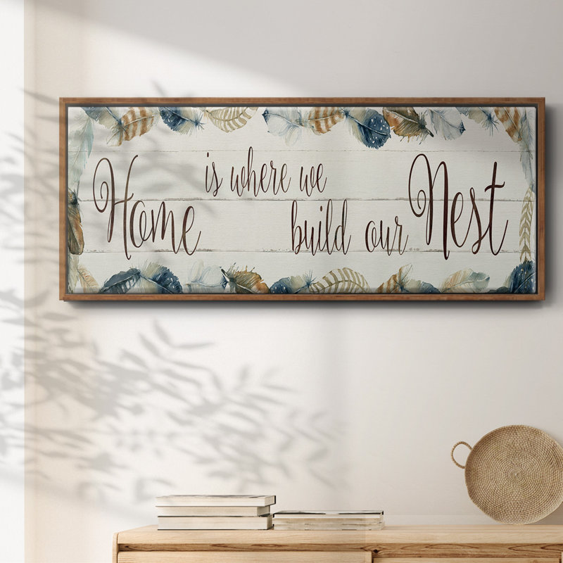 Home Nest - toile encadrée