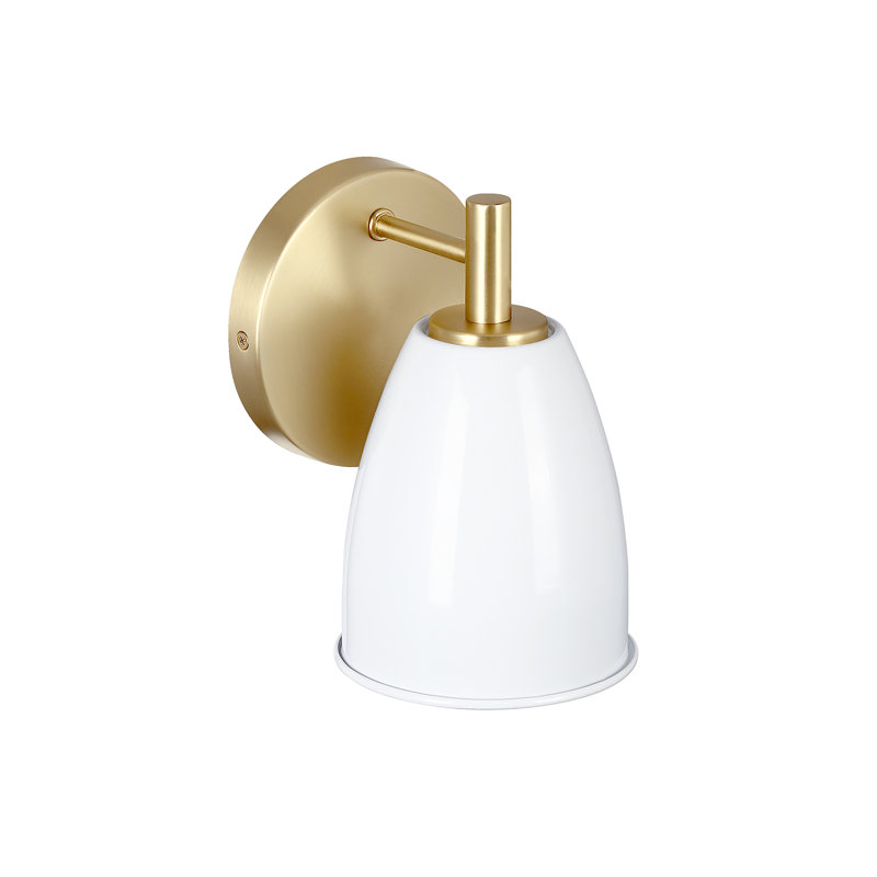 Kursti Armed Sconce, White