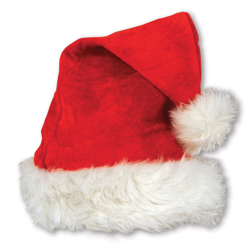 Chapeau de Noël noir de Noël, Rouge