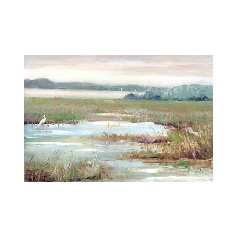 «Early Morning Magic» par Sally Swatland - reproduction d'art, H 8 po x l 12 po, Toile tendue, Sans cadre