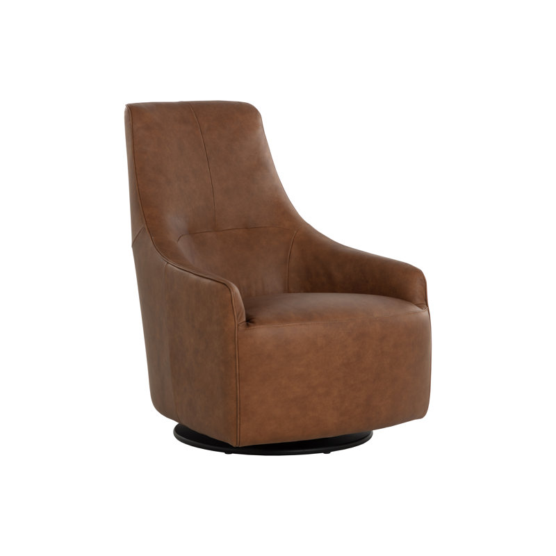Upholstered Swivel Accent Chair