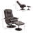 Faux Leather Swivel Recliner-1647922097-1647922102