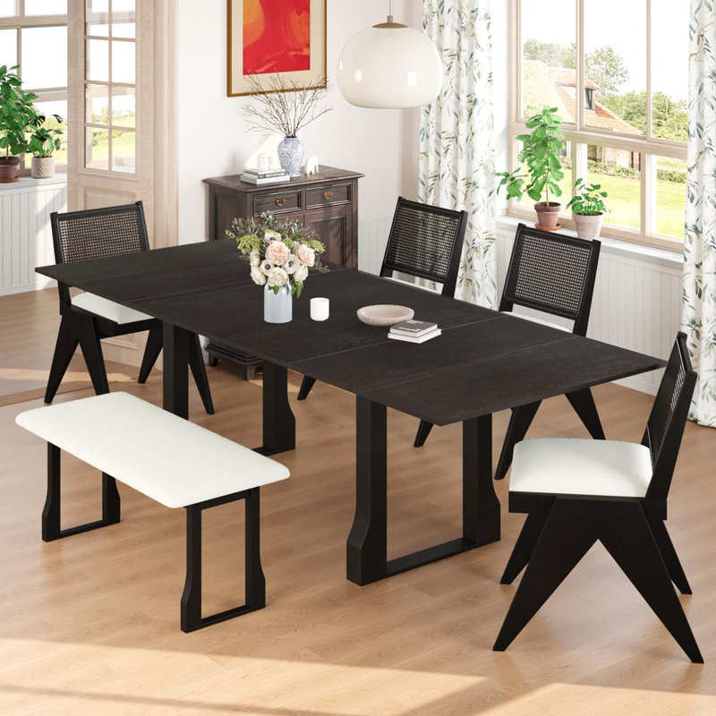 6 - Piece Extendable Dining Set, Espresso