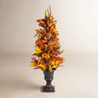 43" Pre-Lit Foliage Tree in Vase