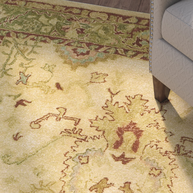 Tapis oriental en laine Groton, Rectangle 5 pi 6 po x 8 pi 6 po