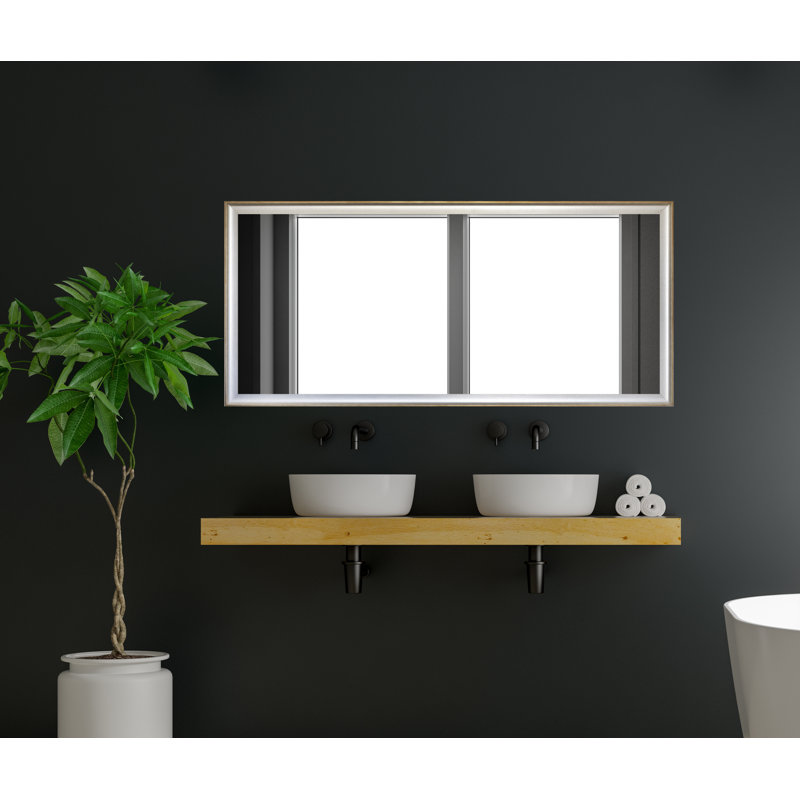 Miroir de salle de bain Navarette, H 55,5 po x l 34 po