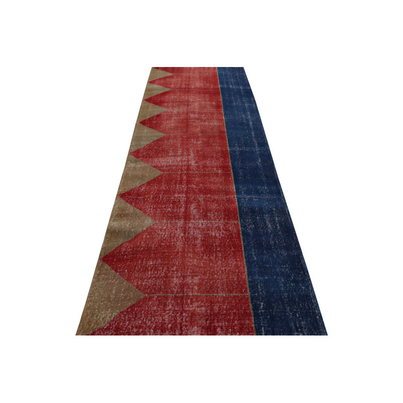 One-of-a-Kind 4' X 12'8" Hand Knotted Area Rug
