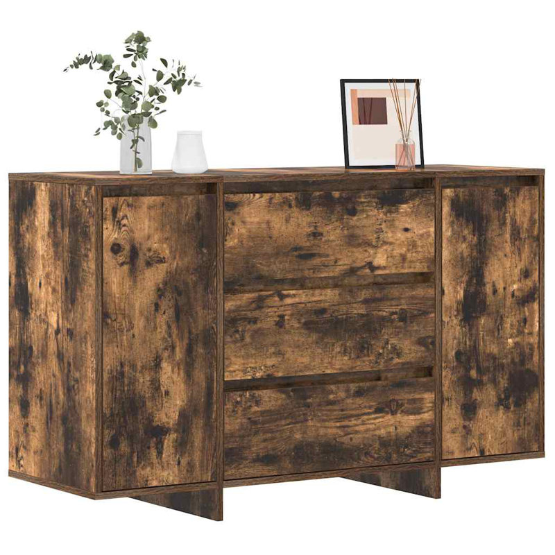 120cm Sideboard, Smoked Oak